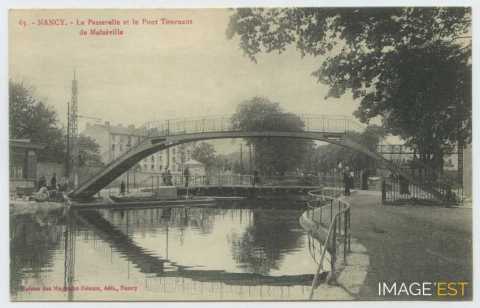 Passerelle et pont tournant de Malzéville (Nancy)